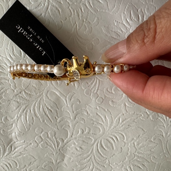 Kate Spade Winter Carnival Pearl Tennis Bracelet - Picture 5 of 6